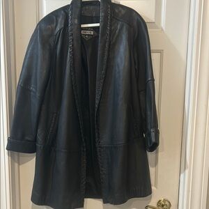 Elegant Black Leather Jacket